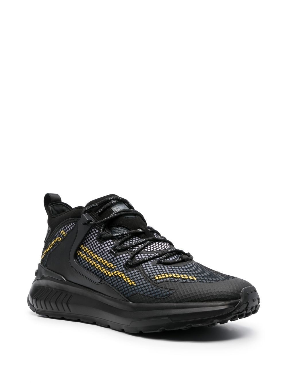 low-top mesh sneakers - 2