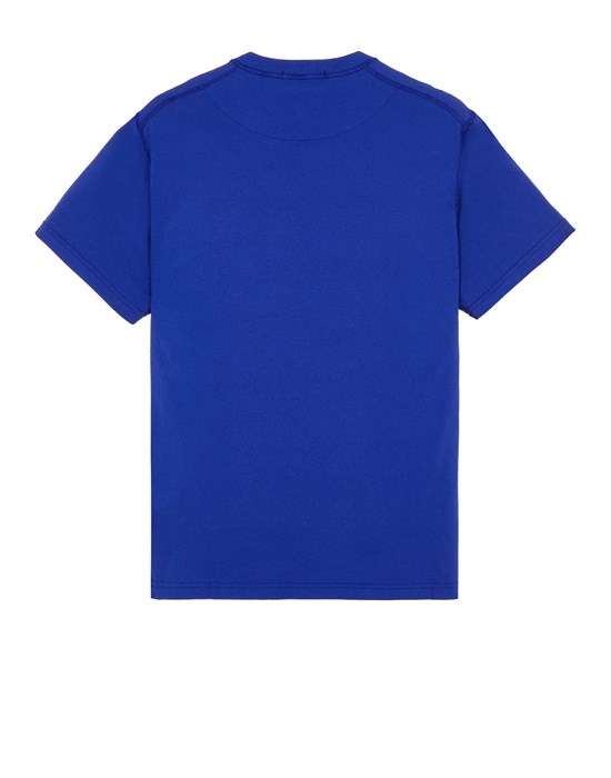 23857 COTTON JERSEY_GARMENT DYED 'FISSATO' TREATMENT ULTRAMARINE BLUE - 2