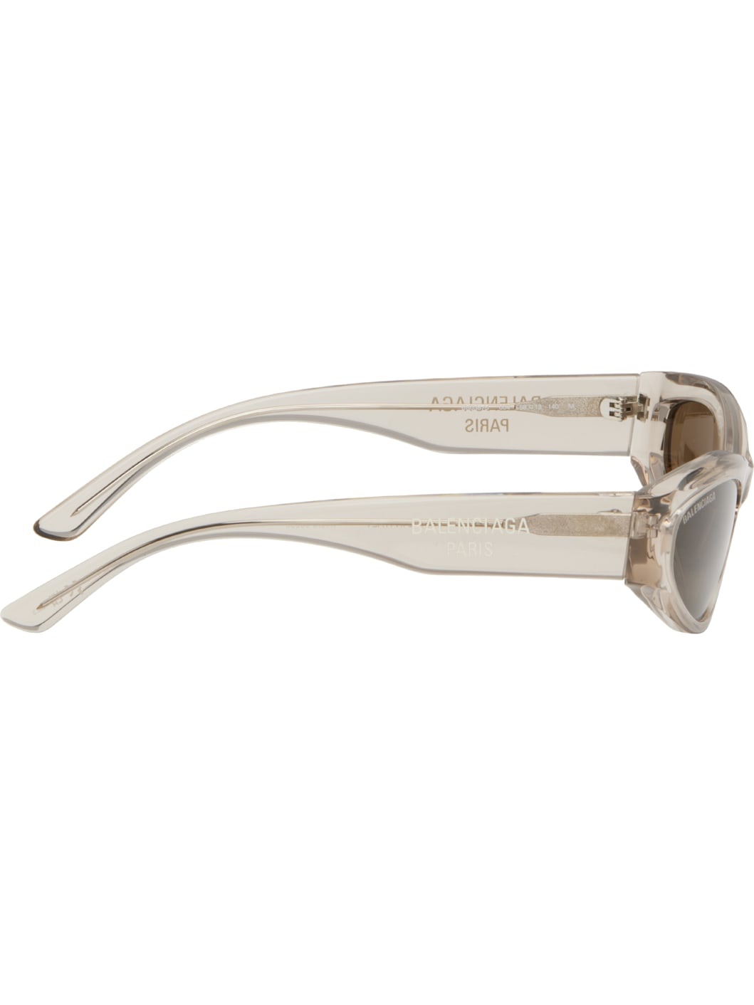 Beige Logo Cateye Sunglasses - 2