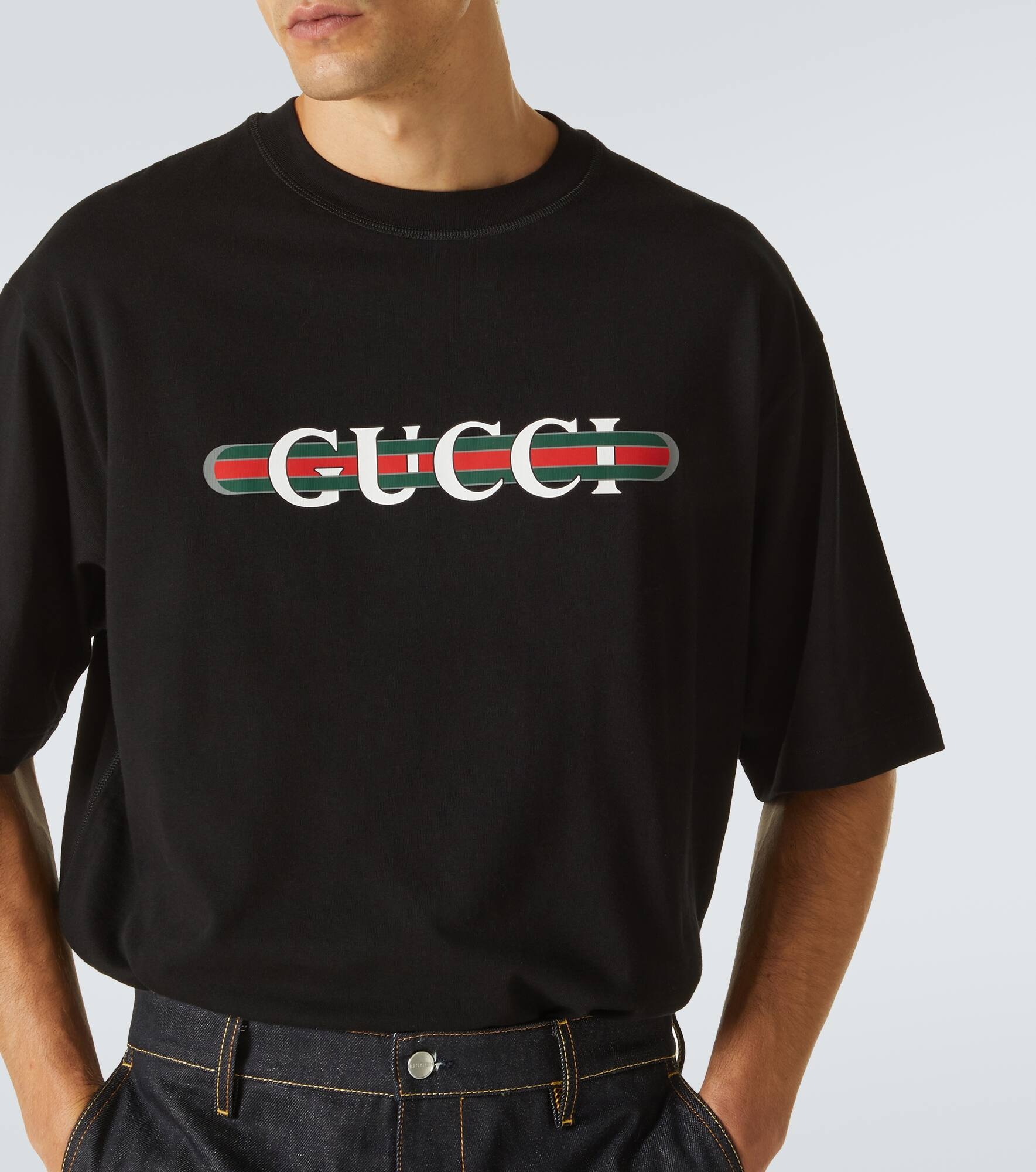 Logo cotton jersey T-shirt - 5
