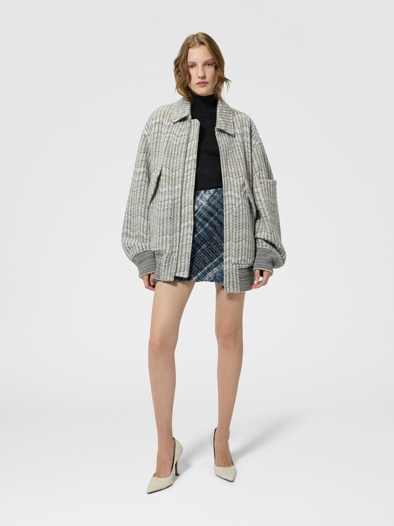 Missoni Oversized cashmere and viscose bomber outlook