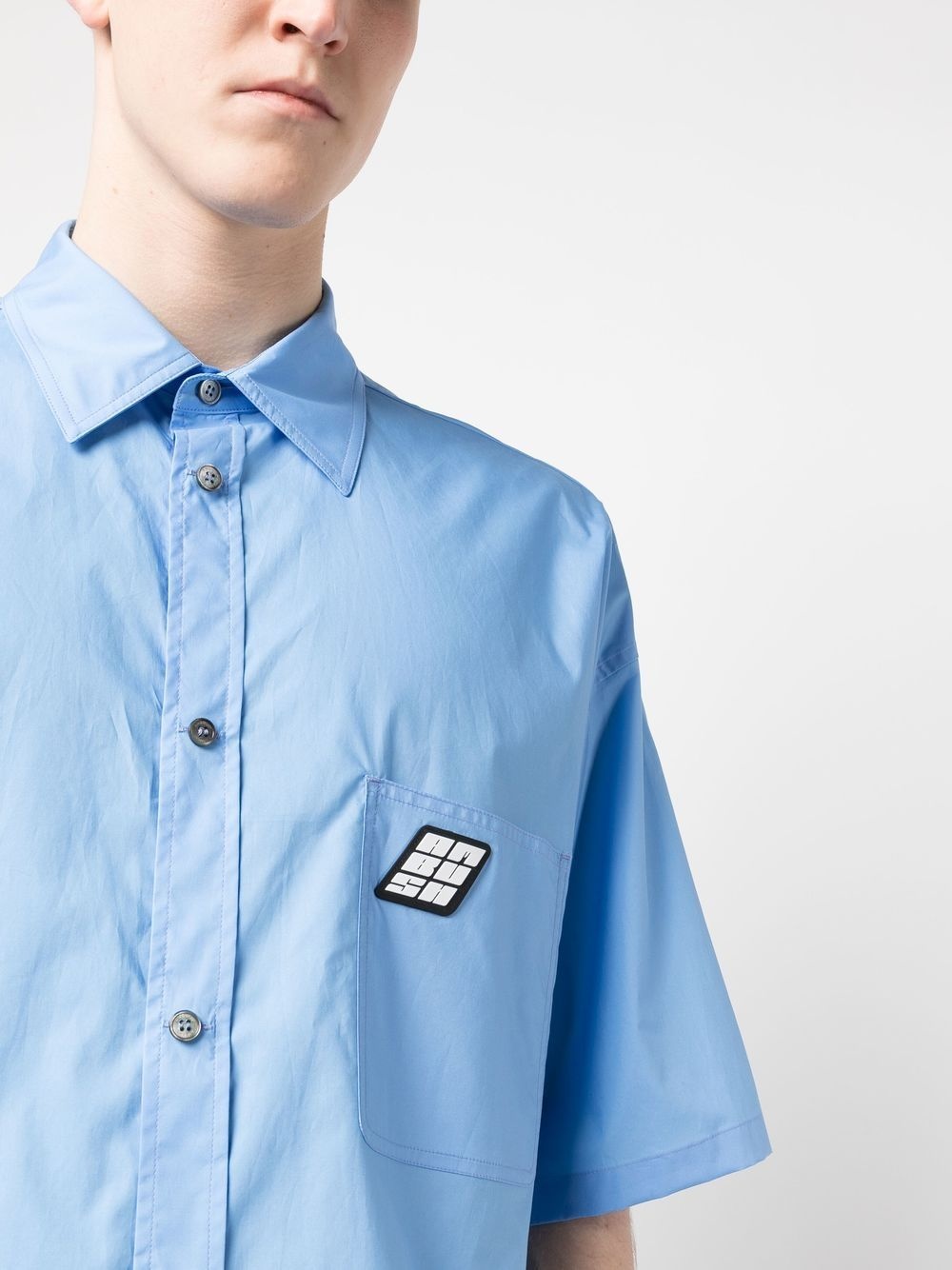 buttoned bowling shirt - 6