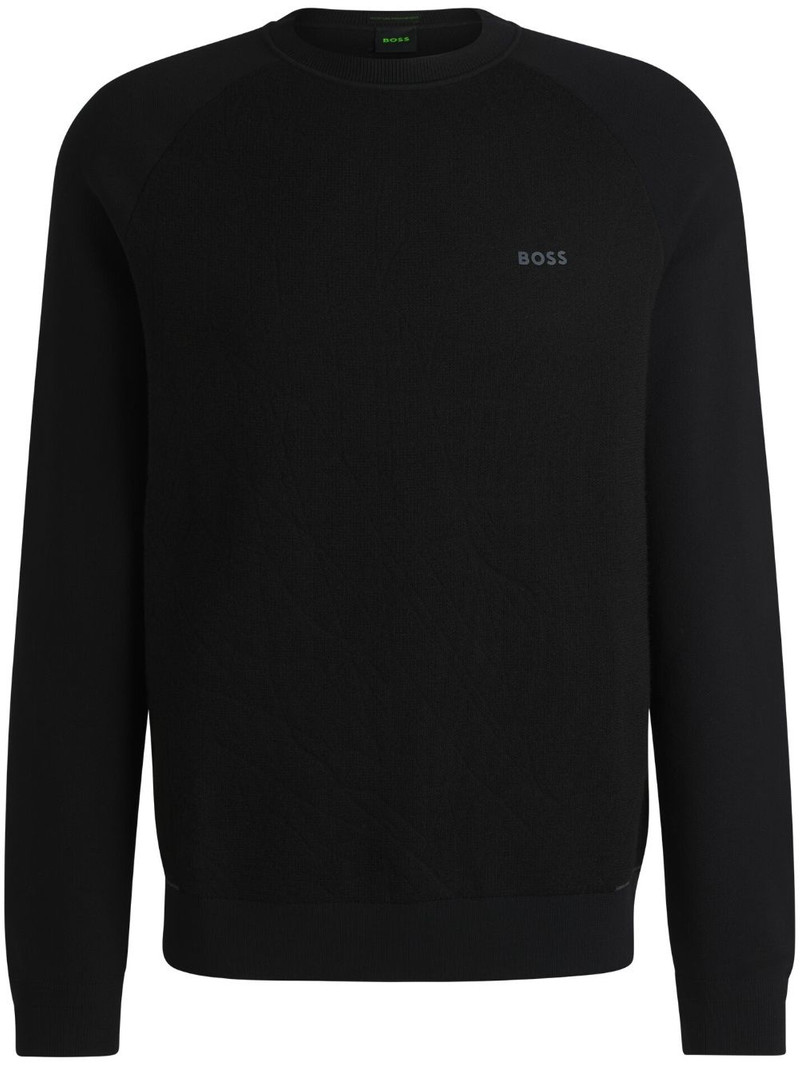 logo-rubberized sweatshirt 1