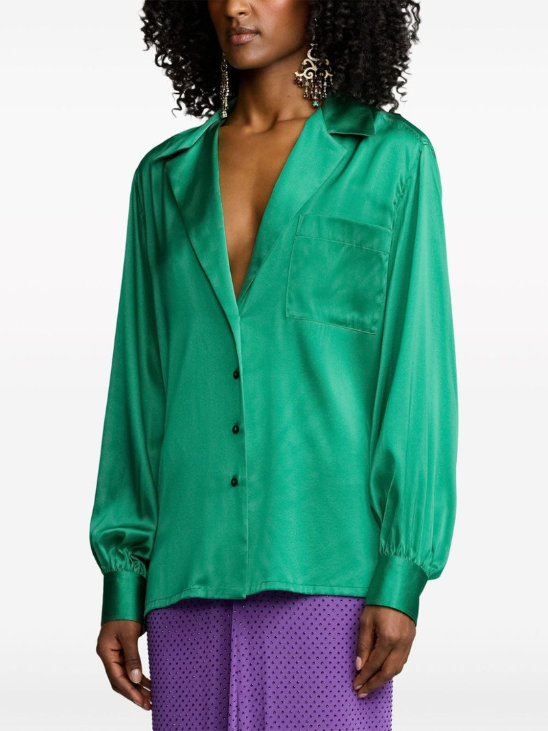 Roslin stretch-silk shirt 4