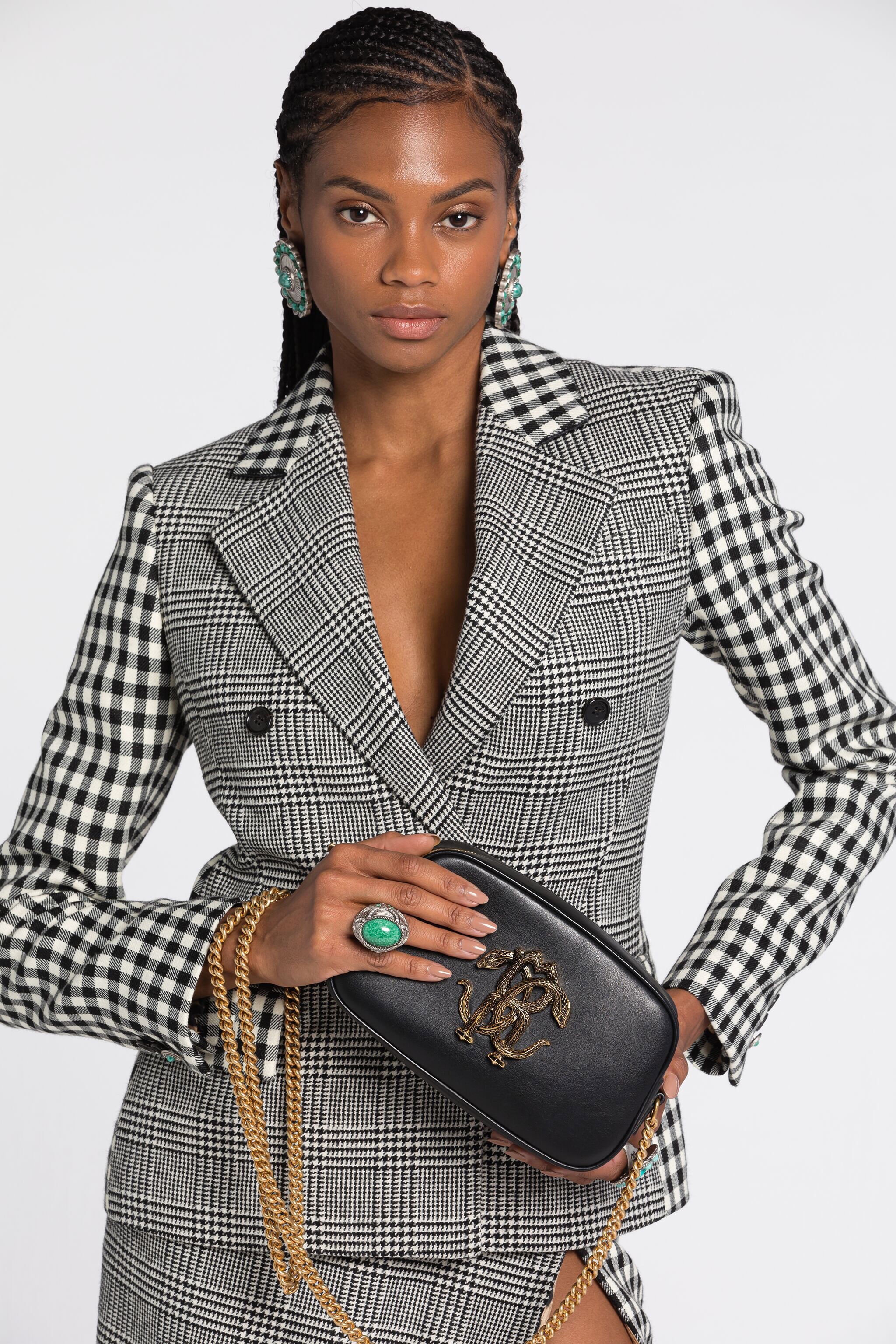 Mirror Snake Shoulder Bag - 2