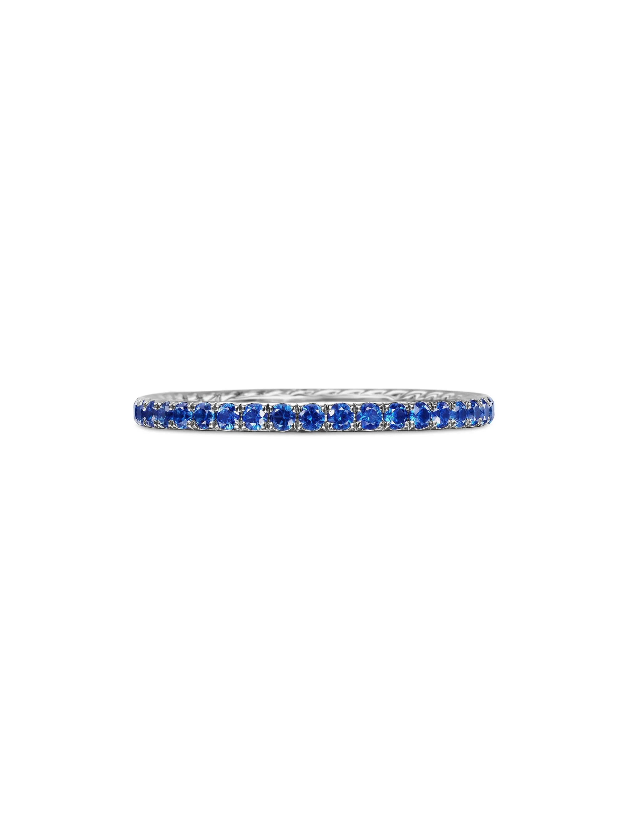 Women's DY Eden Band Ring In Platinum - Silver - 1
