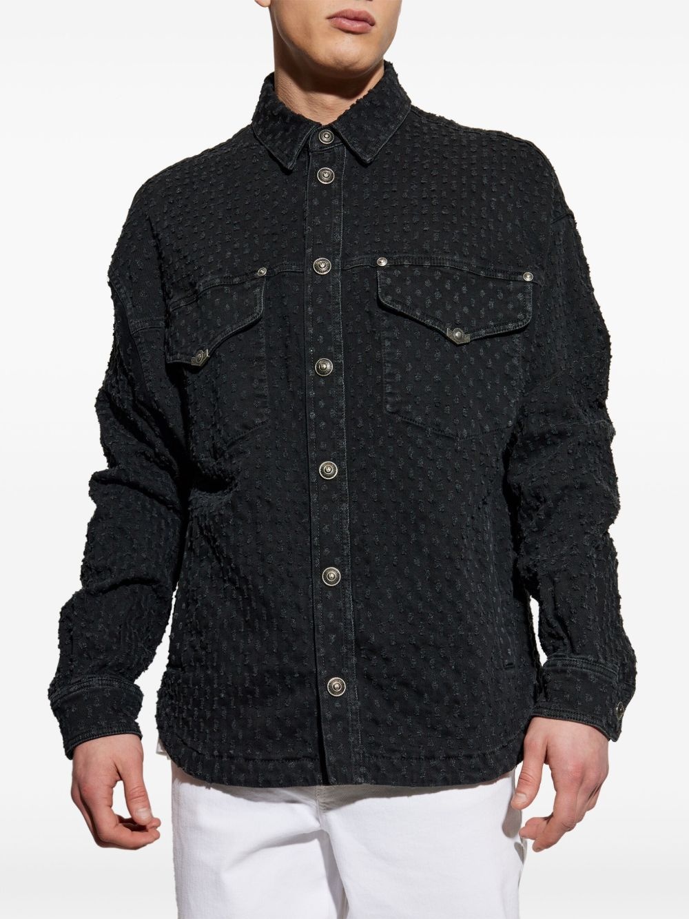 denim shirt jacket - 3