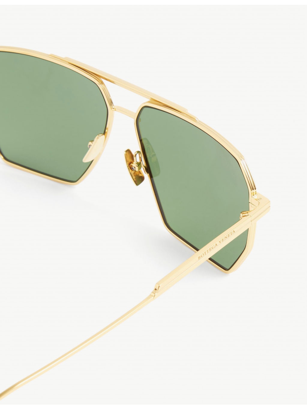BV1012S 60 aviator-frame metal sunglasses - 4