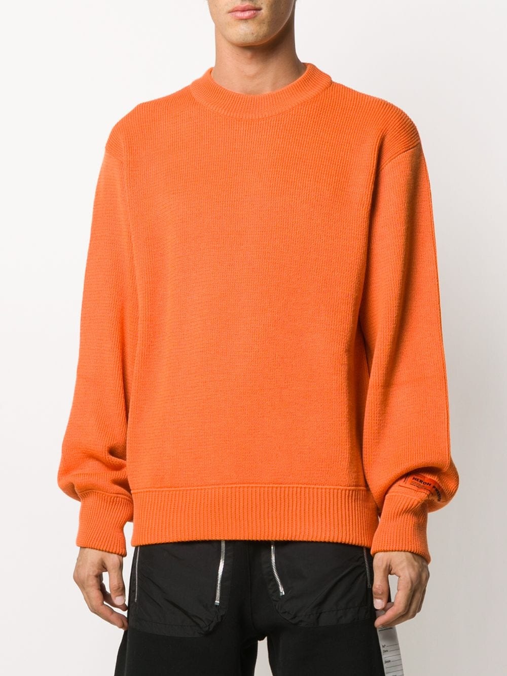 Stamp crew neck jumper - 4