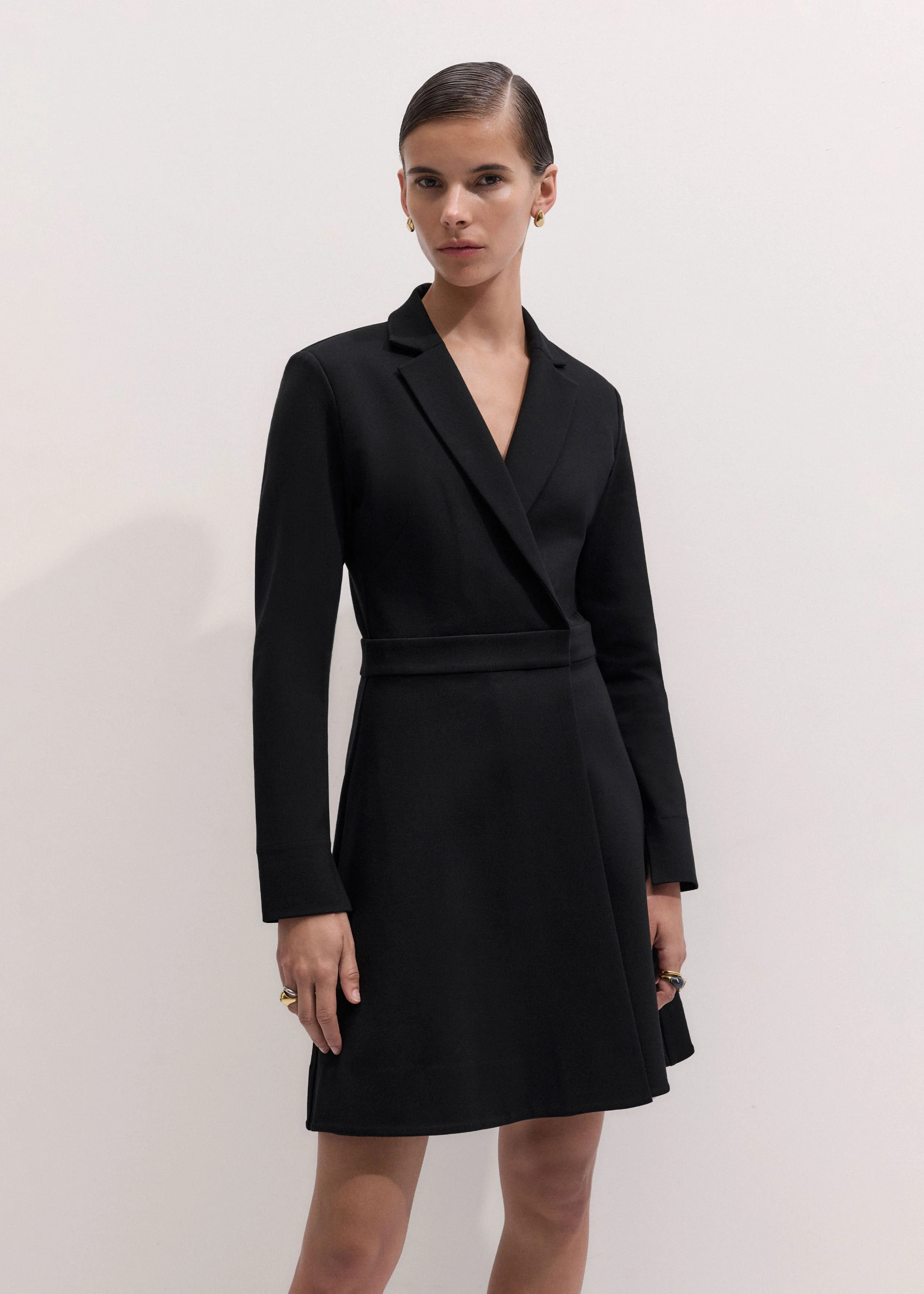 Fit + Flare Blazer Dress - 1