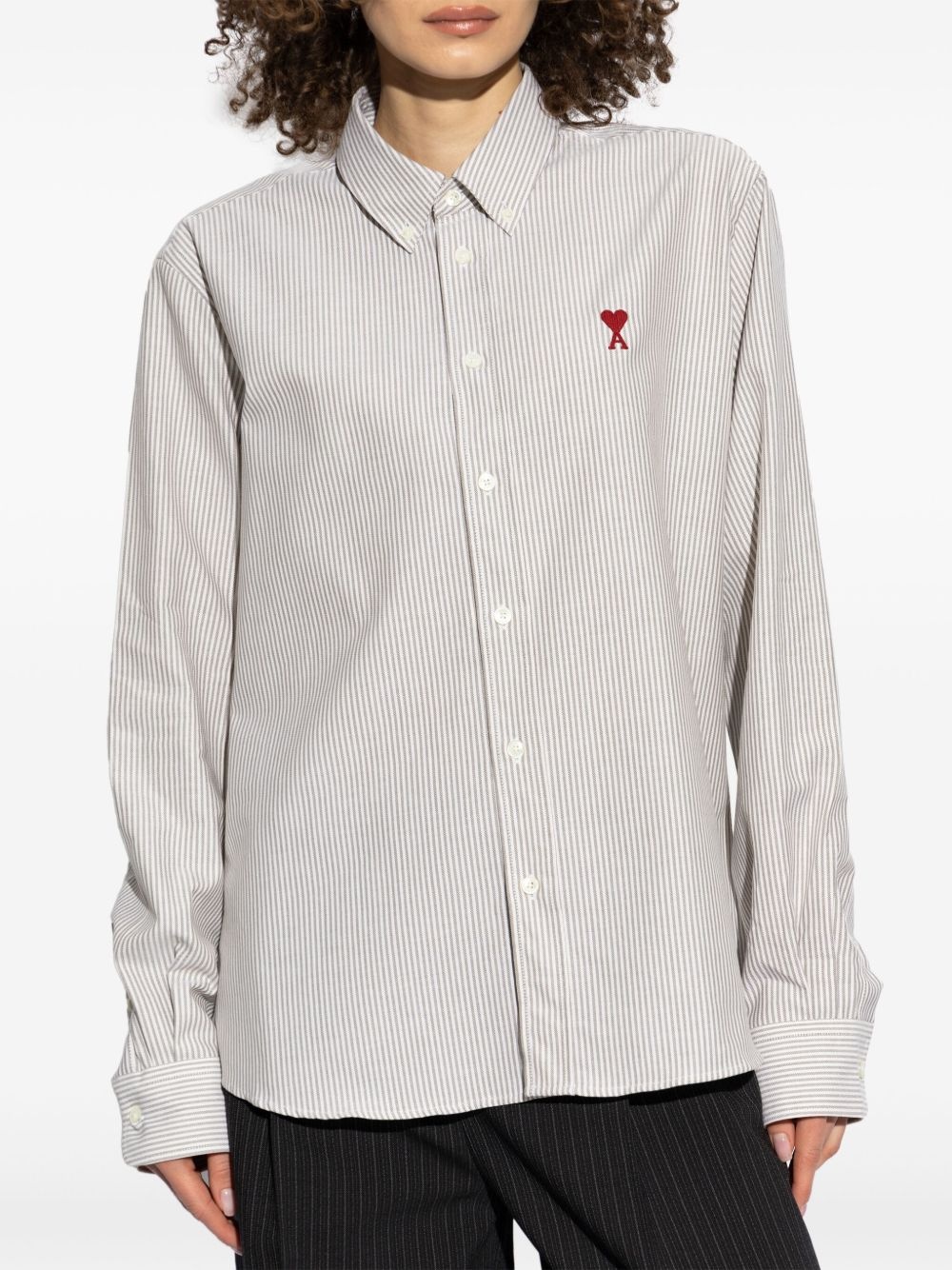 striped cotton shirt - 3