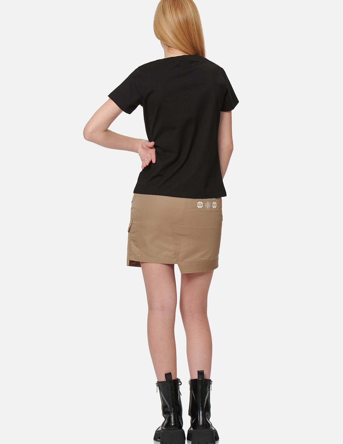 Button-up Asymmetric Skirt - 6