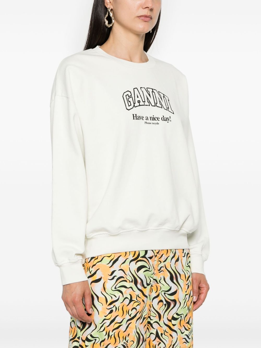 logo-print sweatshirt - 3