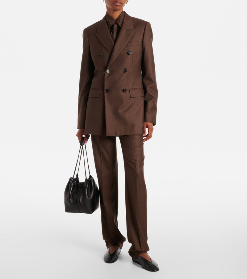 Loro Piana Bale Softy Small leather bucket bag outlook