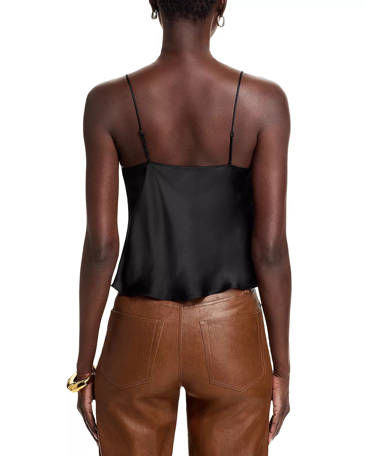 Calista Silk Cowl Neck Camisole - 3