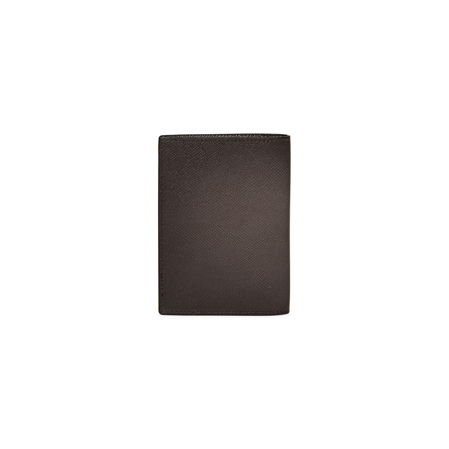 Beige saffiano leather passport case - 2