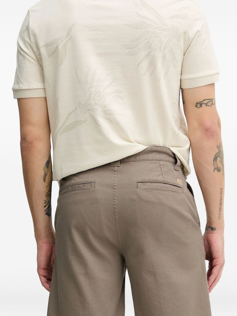 BOSS flat-front shorts outlook