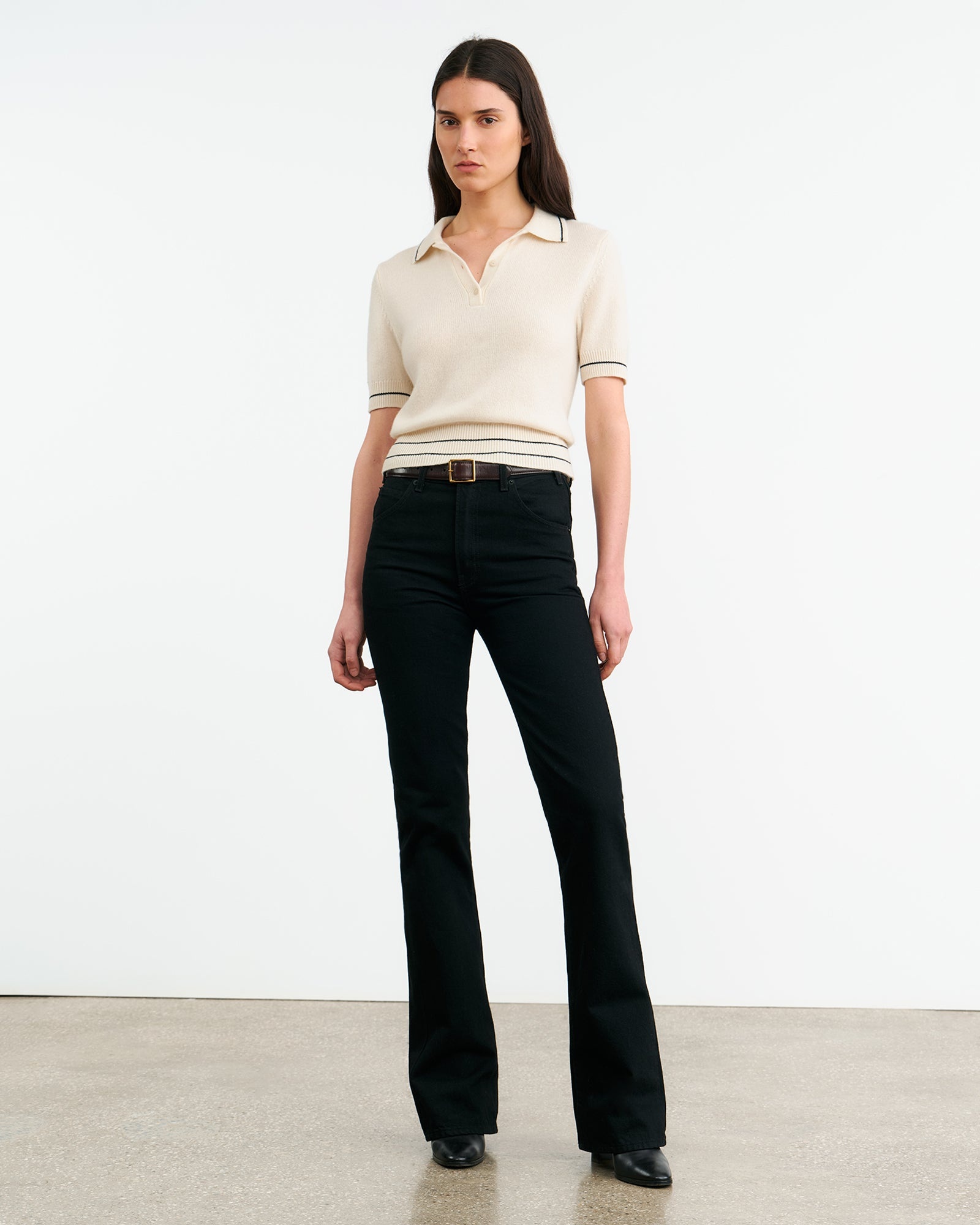 CARLINE CASHMERE POLO - 4