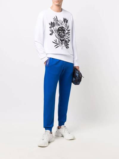 Alexander McQueen graphic-print long-sleeve sweatshirt outlook