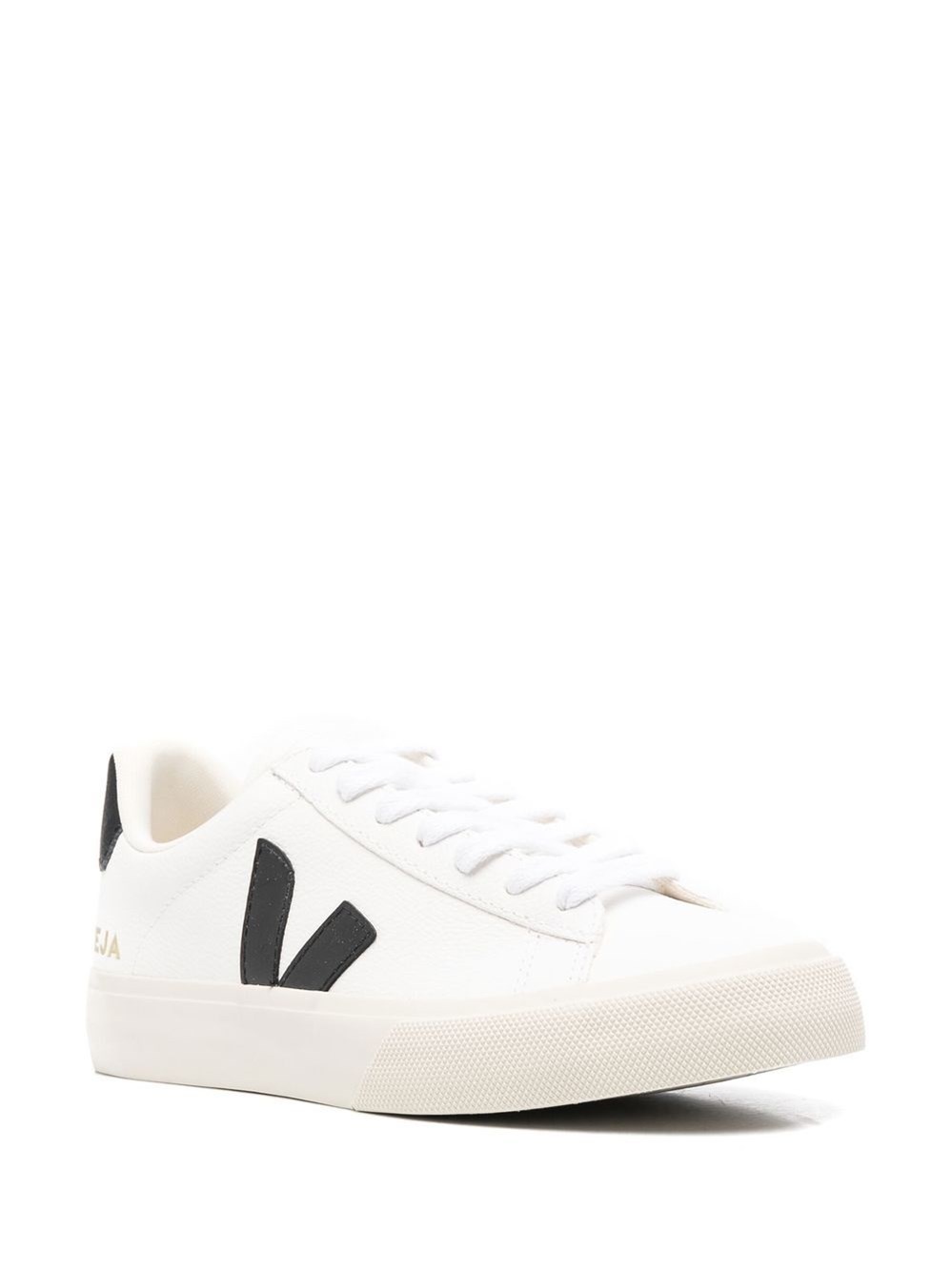 Leather sneaker with logo - 2