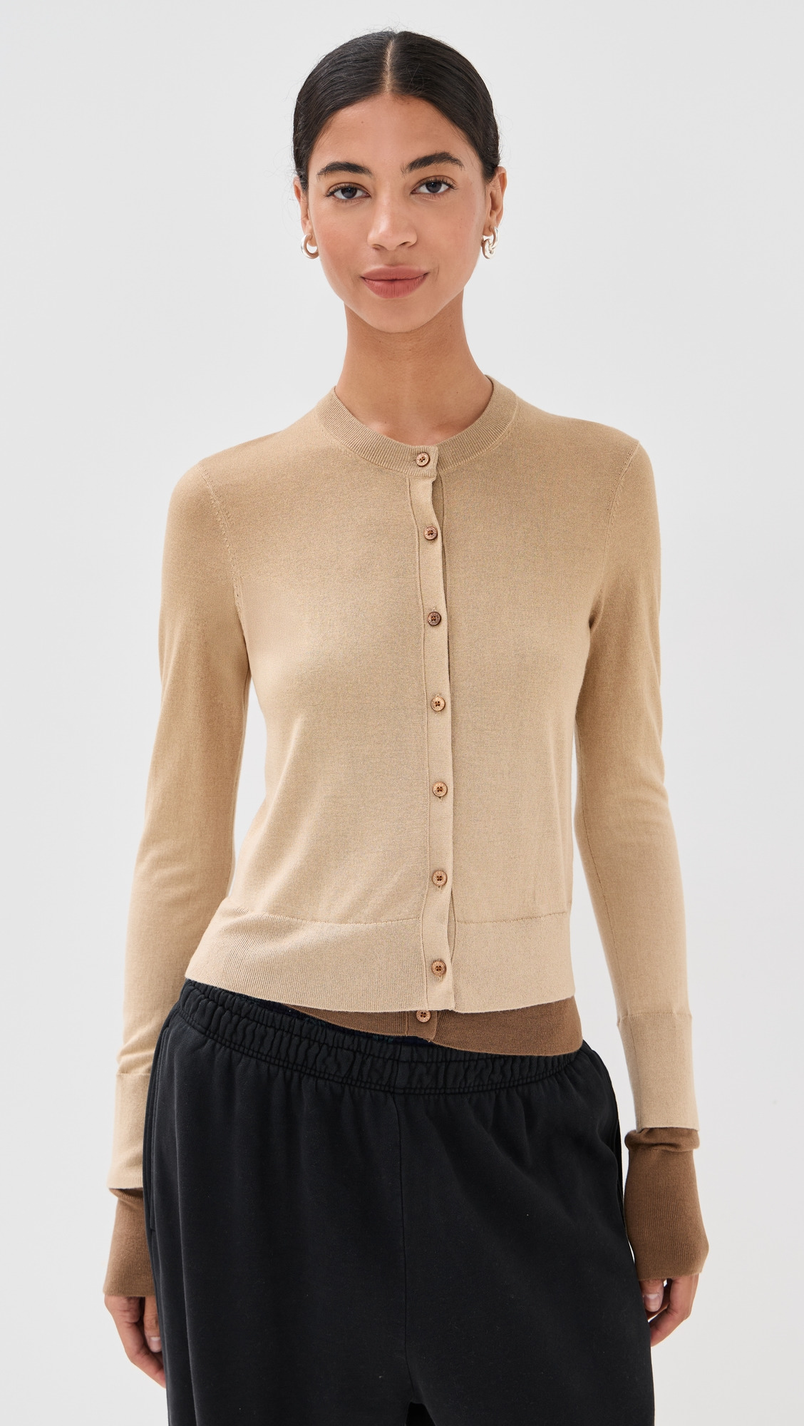Silky Wool Cardigan Sweater - 6