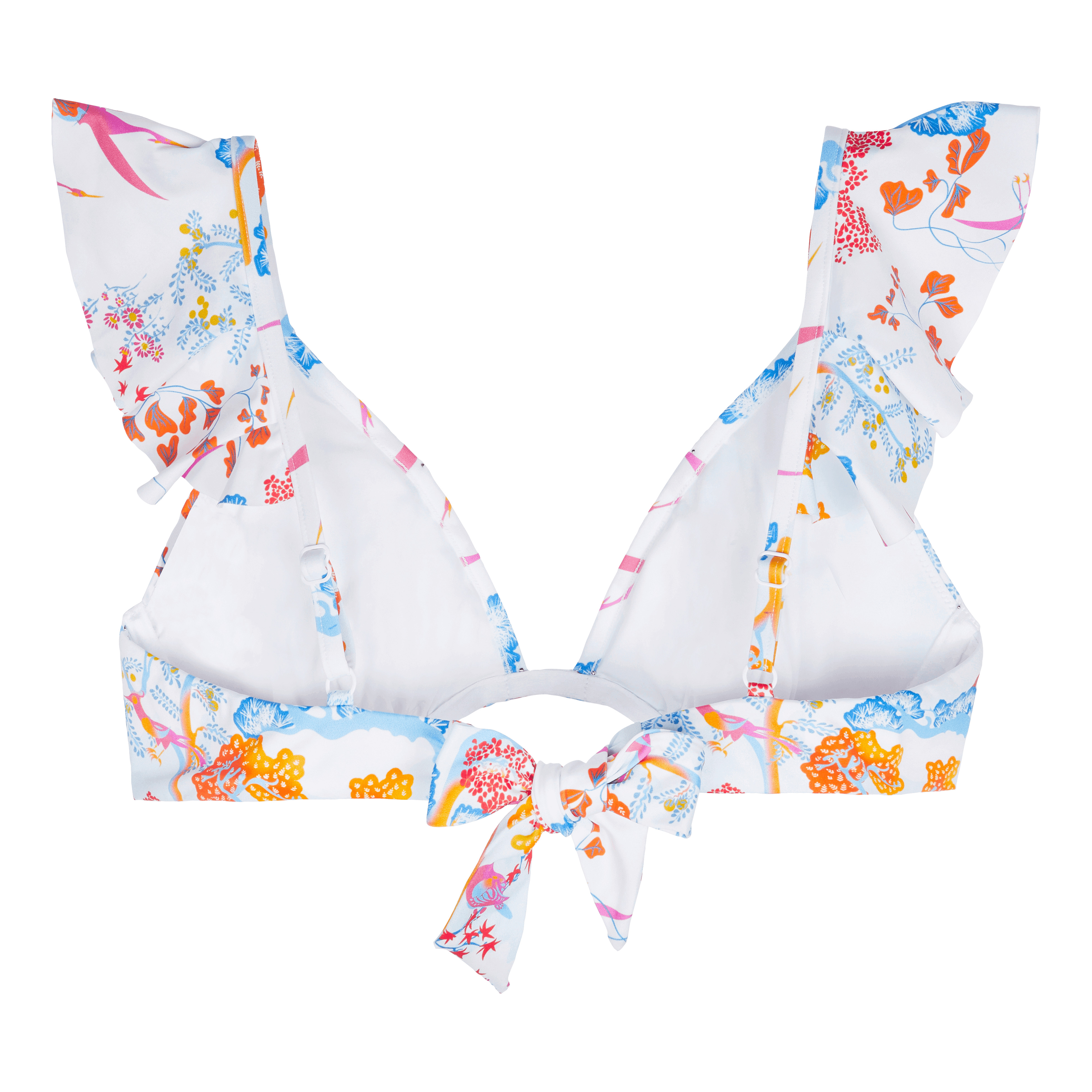 Women Halter Bikini Top Peaceful Trees - 2