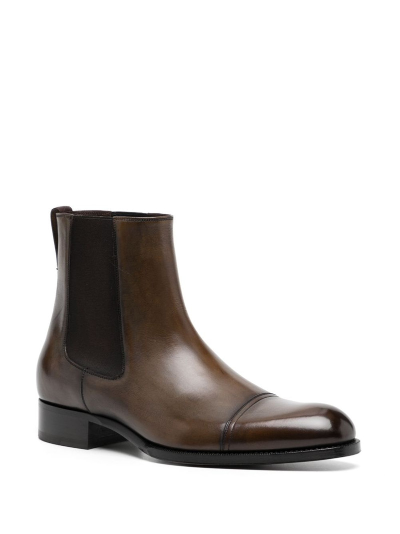 TOM FORD LEATHER CHELSEA BOOTS outlook