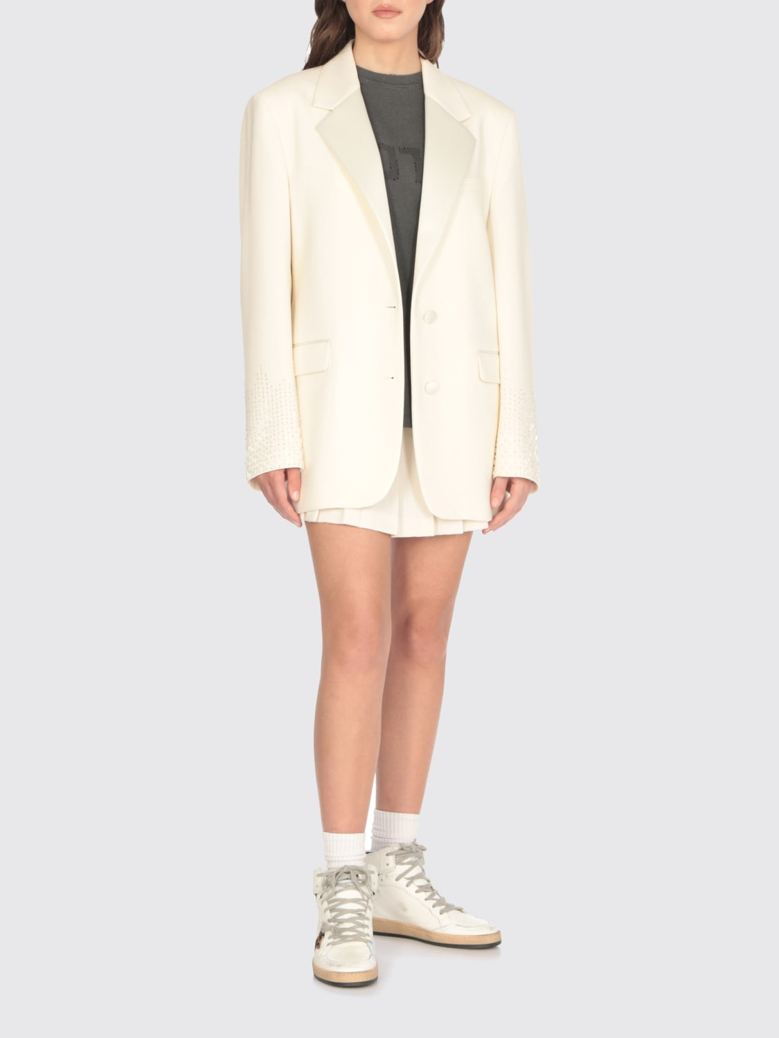 Sky-Star Golden Goose sneakers in worn leather - 2