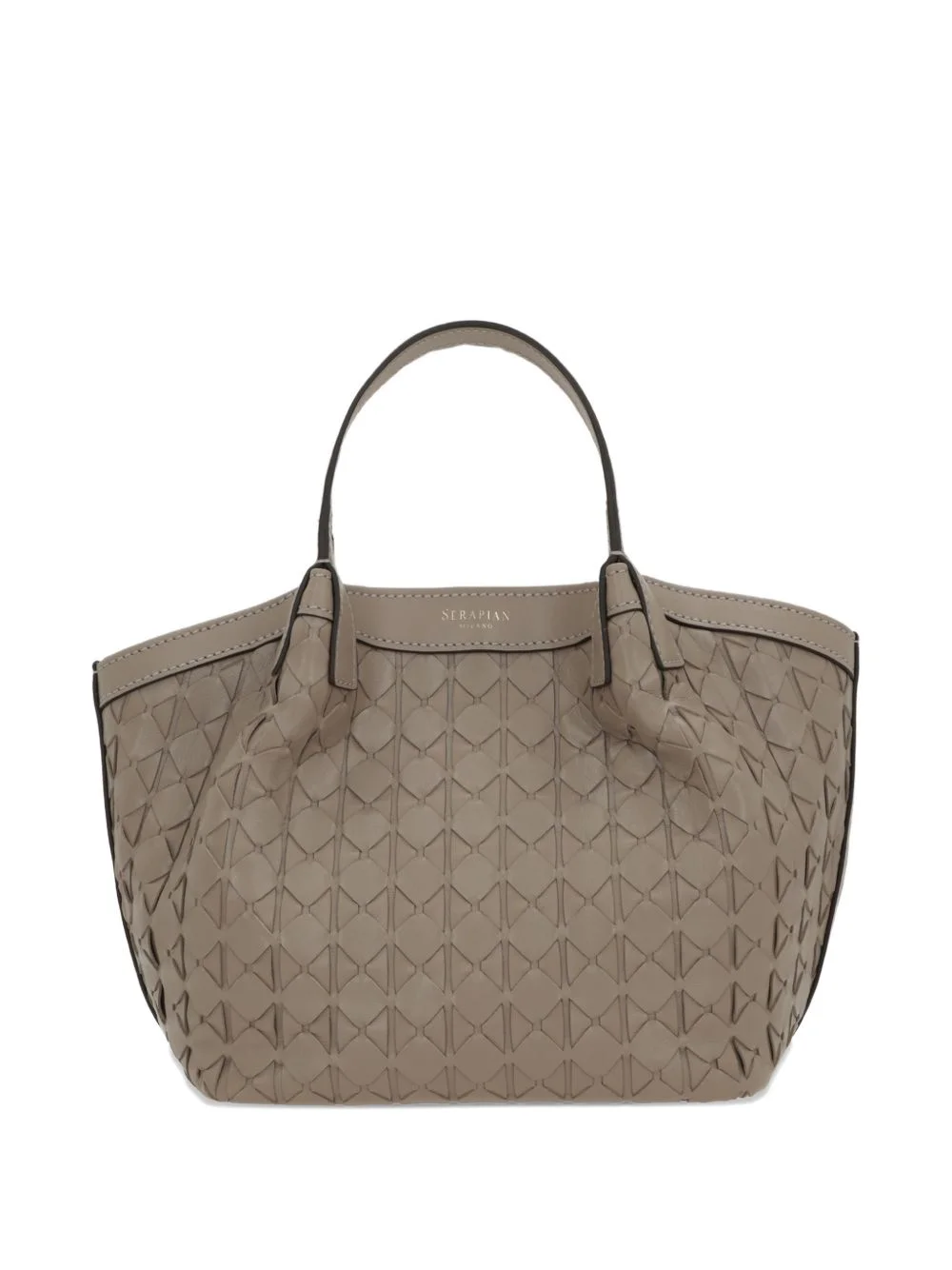mini Secret woven tote bag - 1
