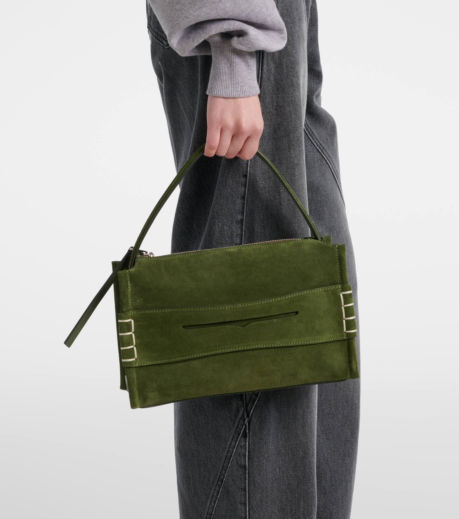Loafer Small suede shoulder bag - 6