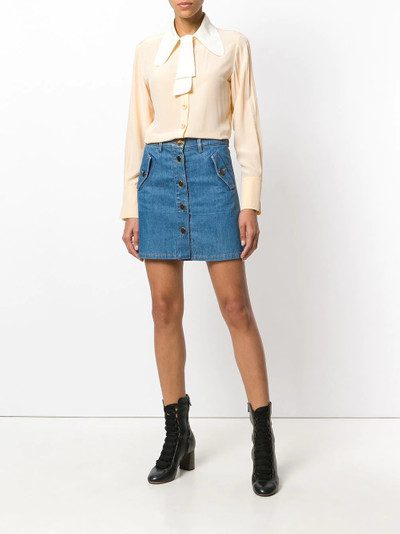 Chloé contrast collar blouse outlook