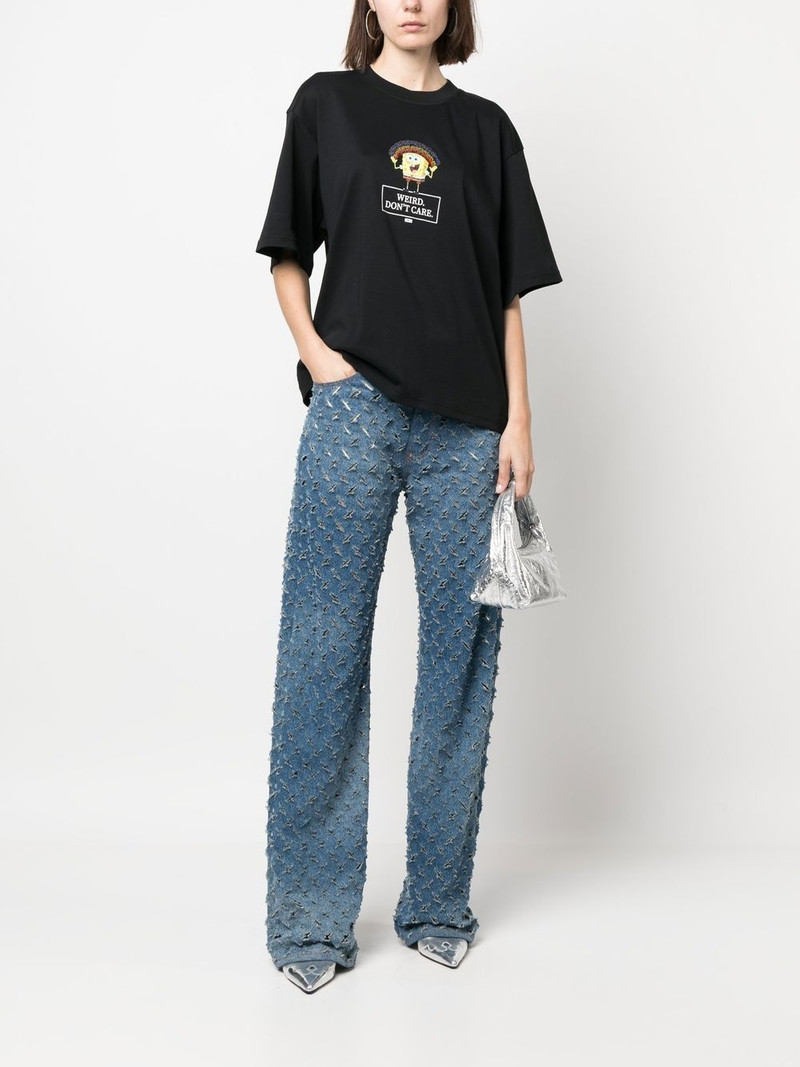 GCDS graphic print T-shirt outlook