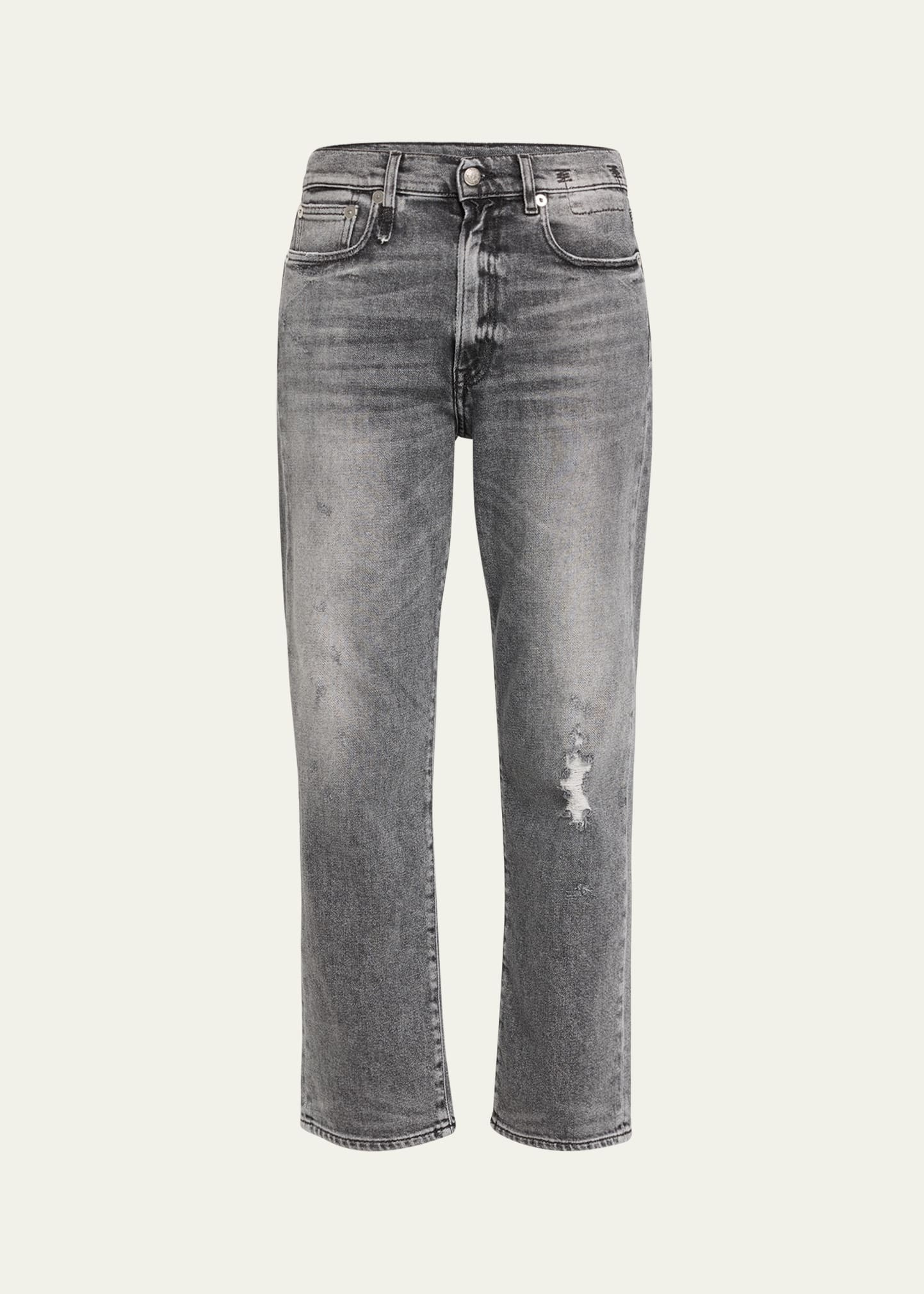 Cropped Boyfriend Jeans - 1