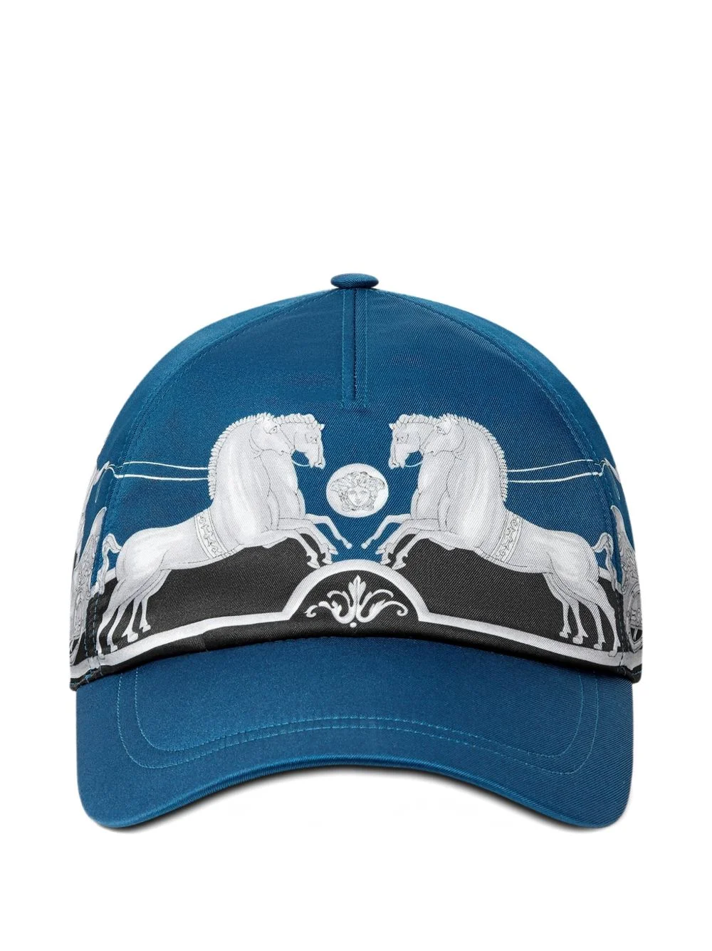 horse-print baseball cap - 1