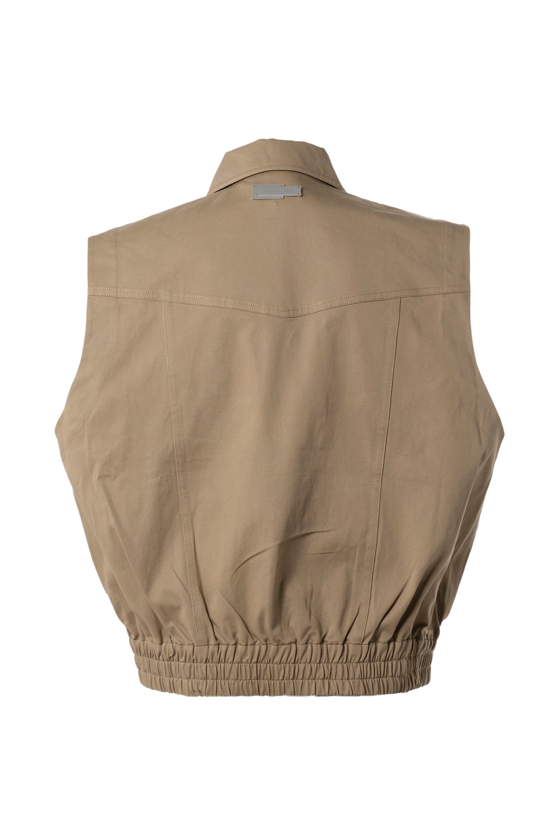 PANEL CARGO VEST / BLK/KHA - 2