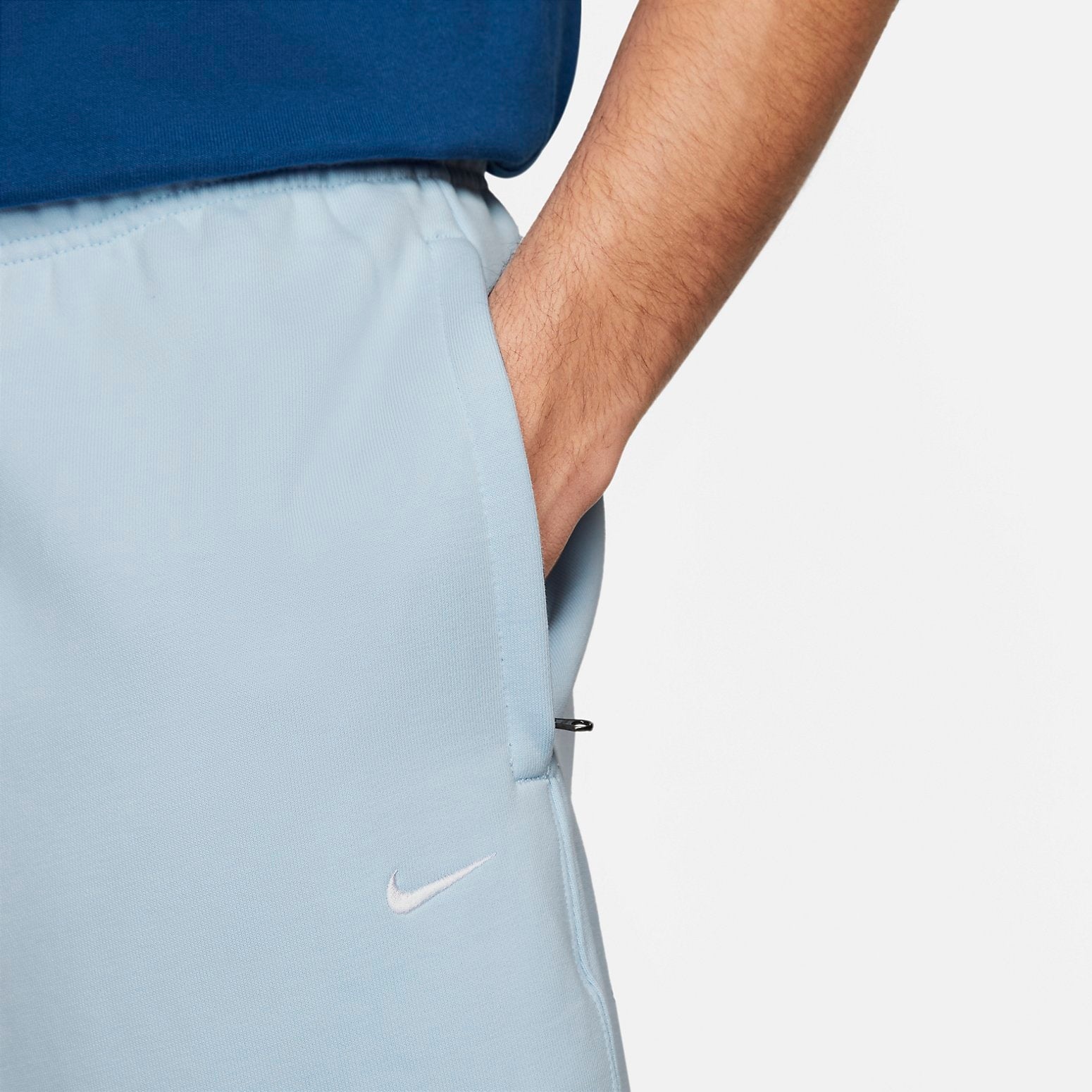 Nike Lab Solo Swoosh Sweatpants 'Baby Blue' CW5460-441 - 3