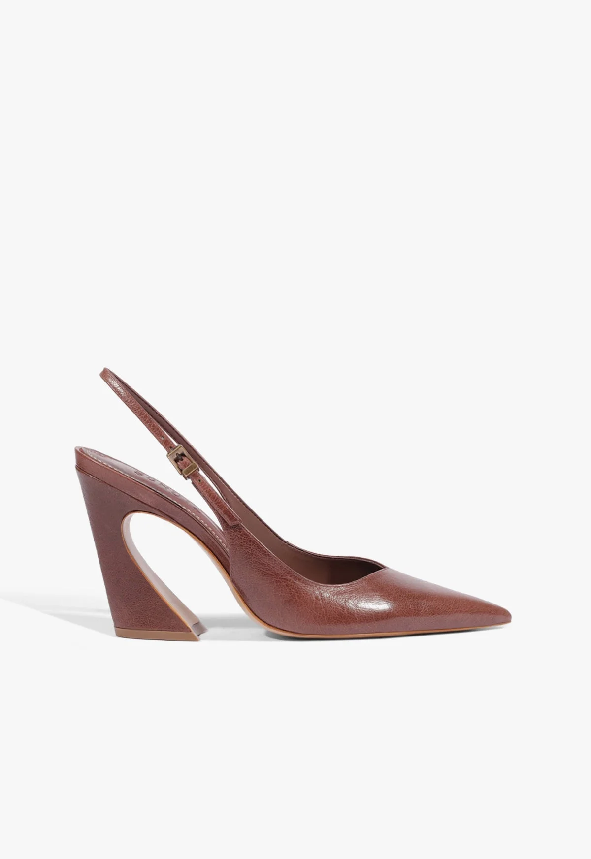 Lexi Sling Block Leather Pump - 1