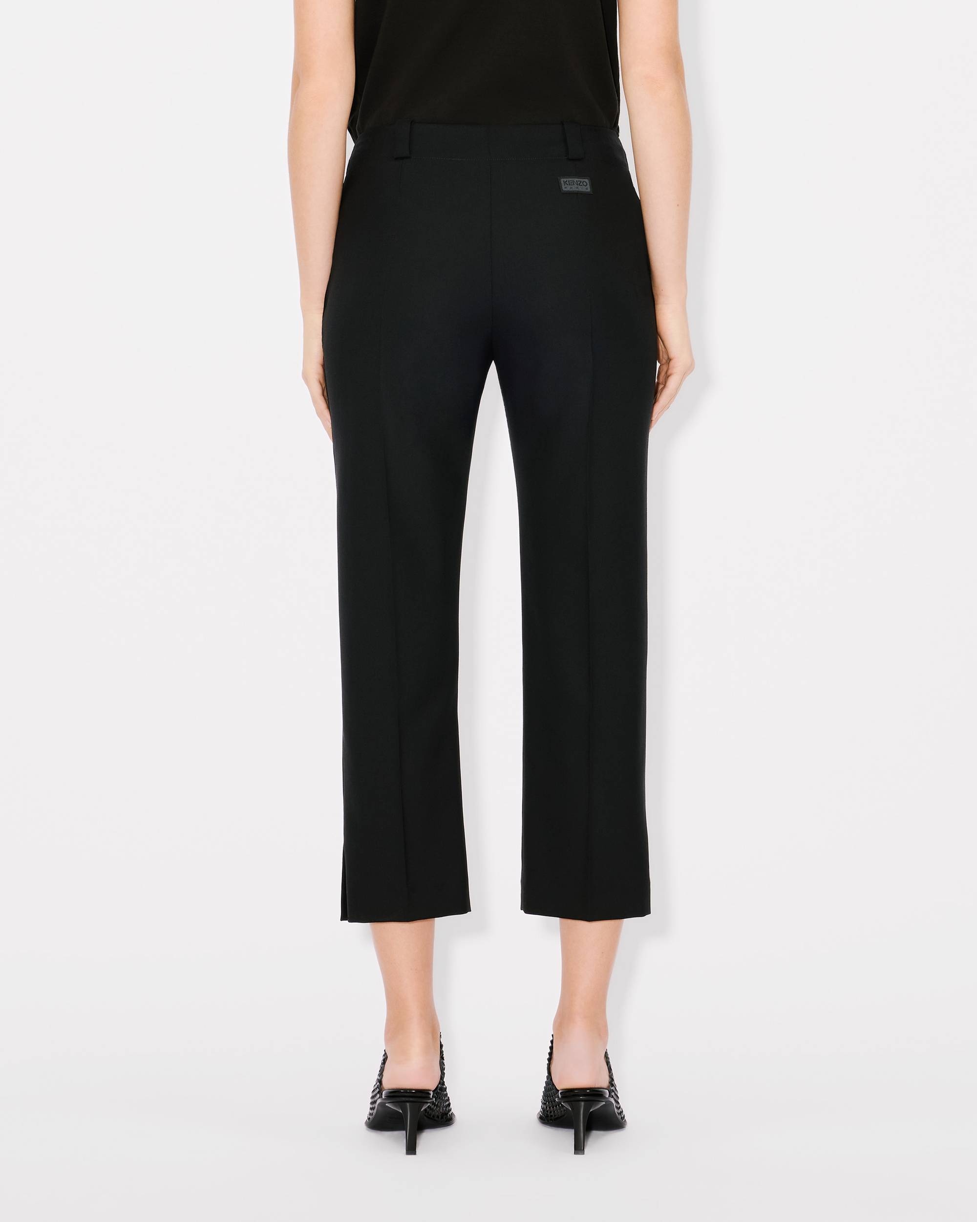 Cropped pants in virgin wool - 5