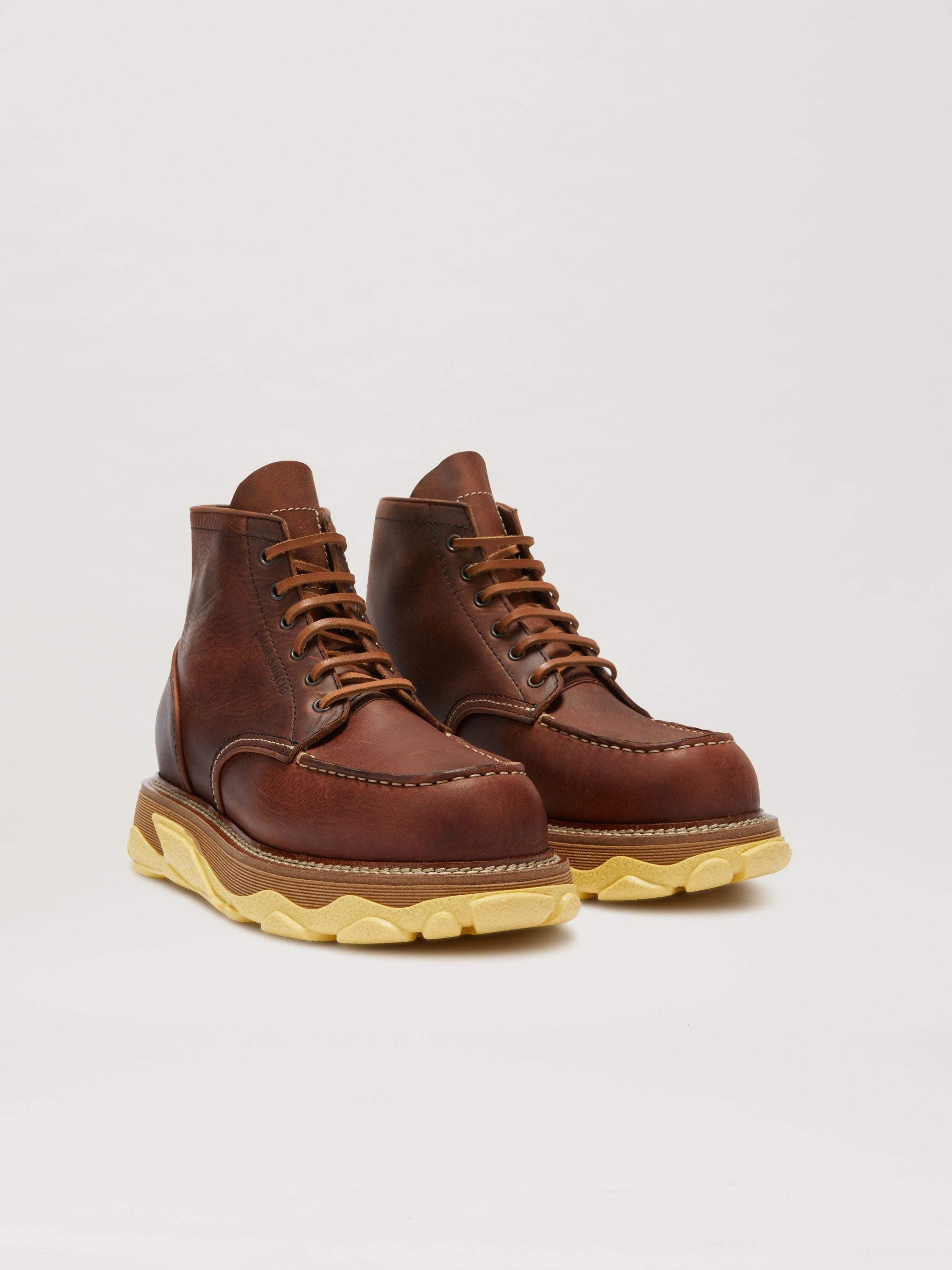 Hybrid Laced Up Boots - 2