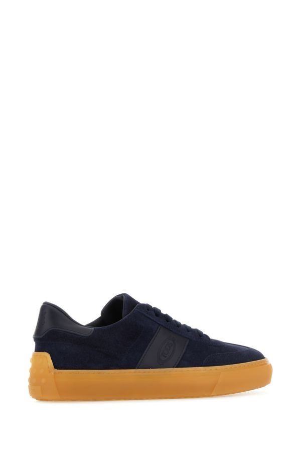 Navy blue suede sneakers - 3