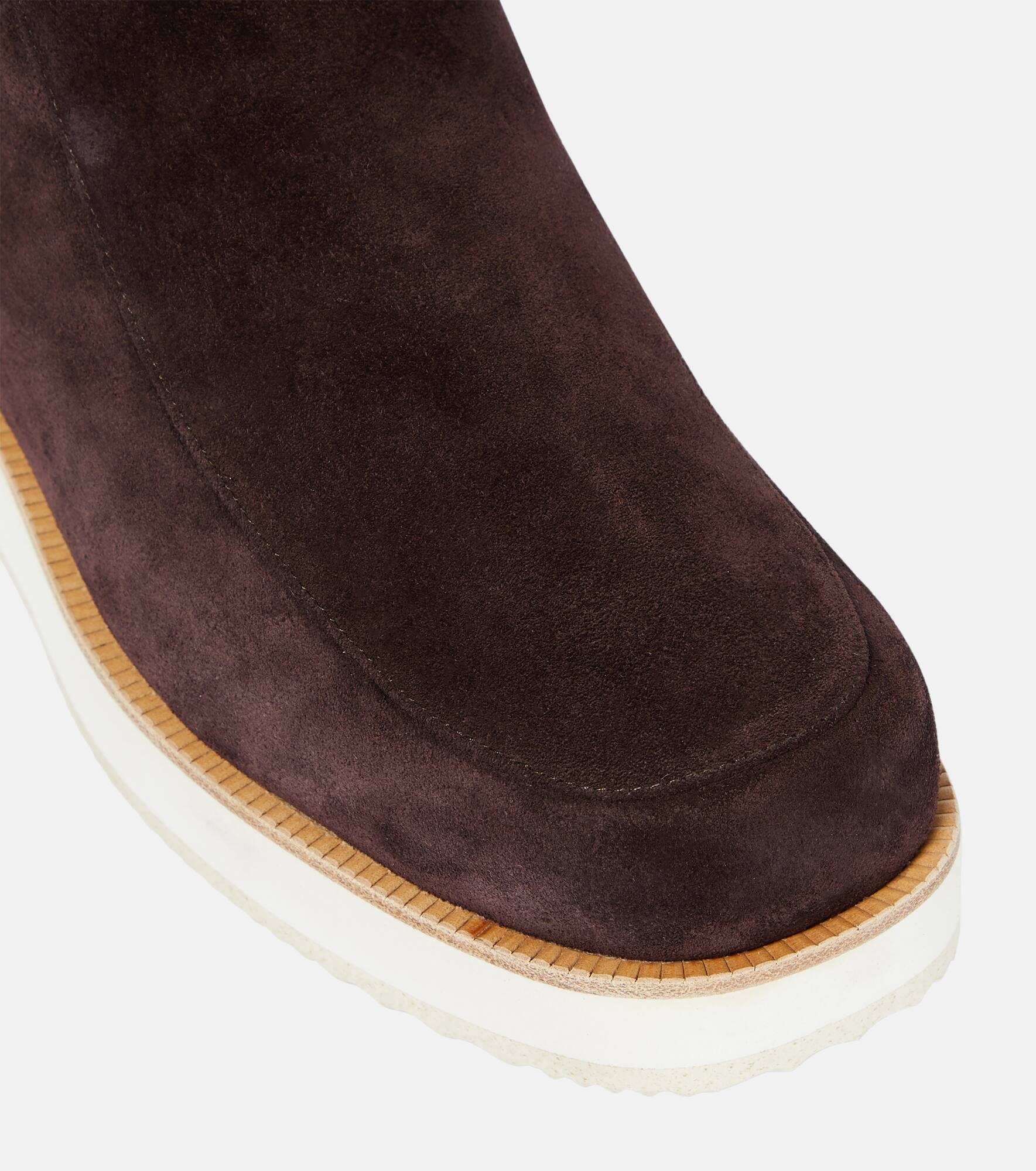 Harry shearling-lined suede ankle boots - 6