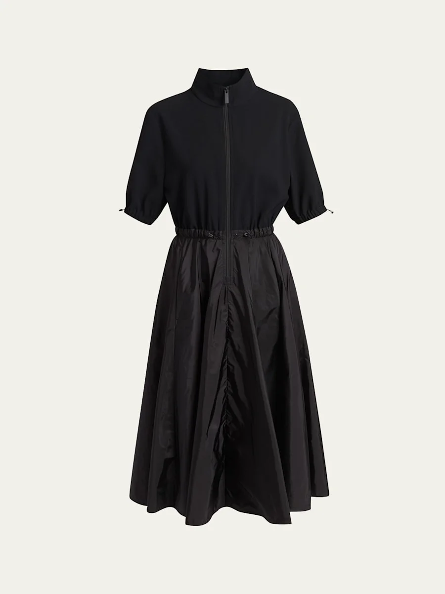 A-Line Combo Dress - 1