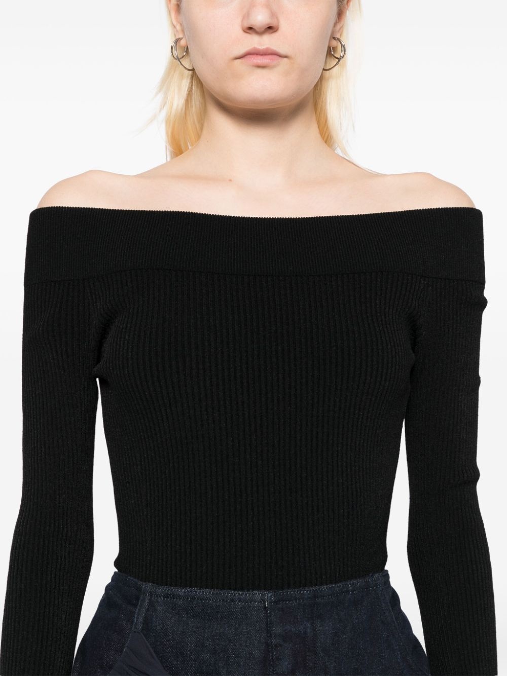 off-should body sculpting top - 5