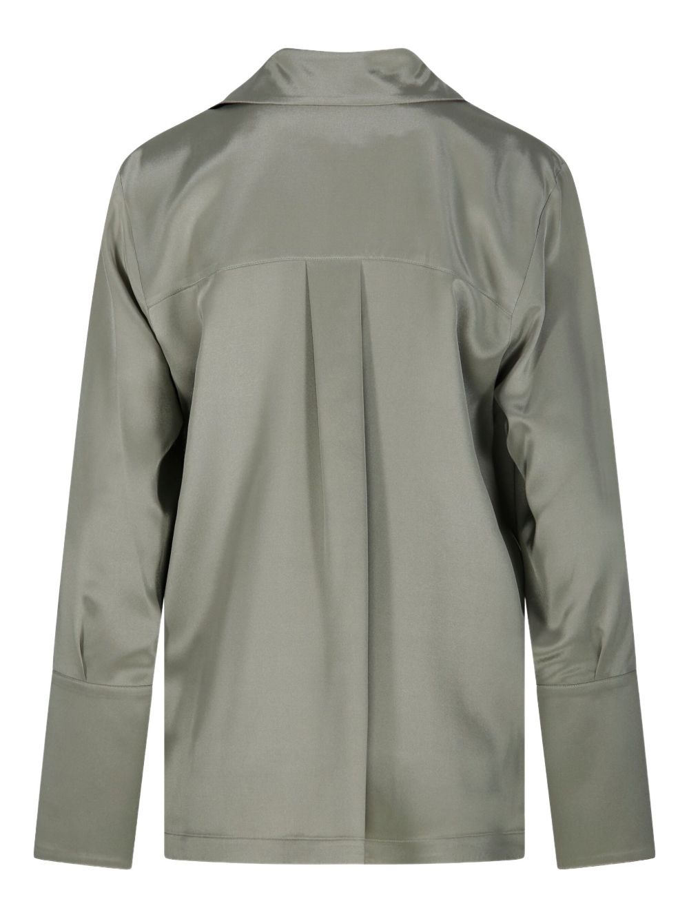 V-neck long-sleeve blouse - 2