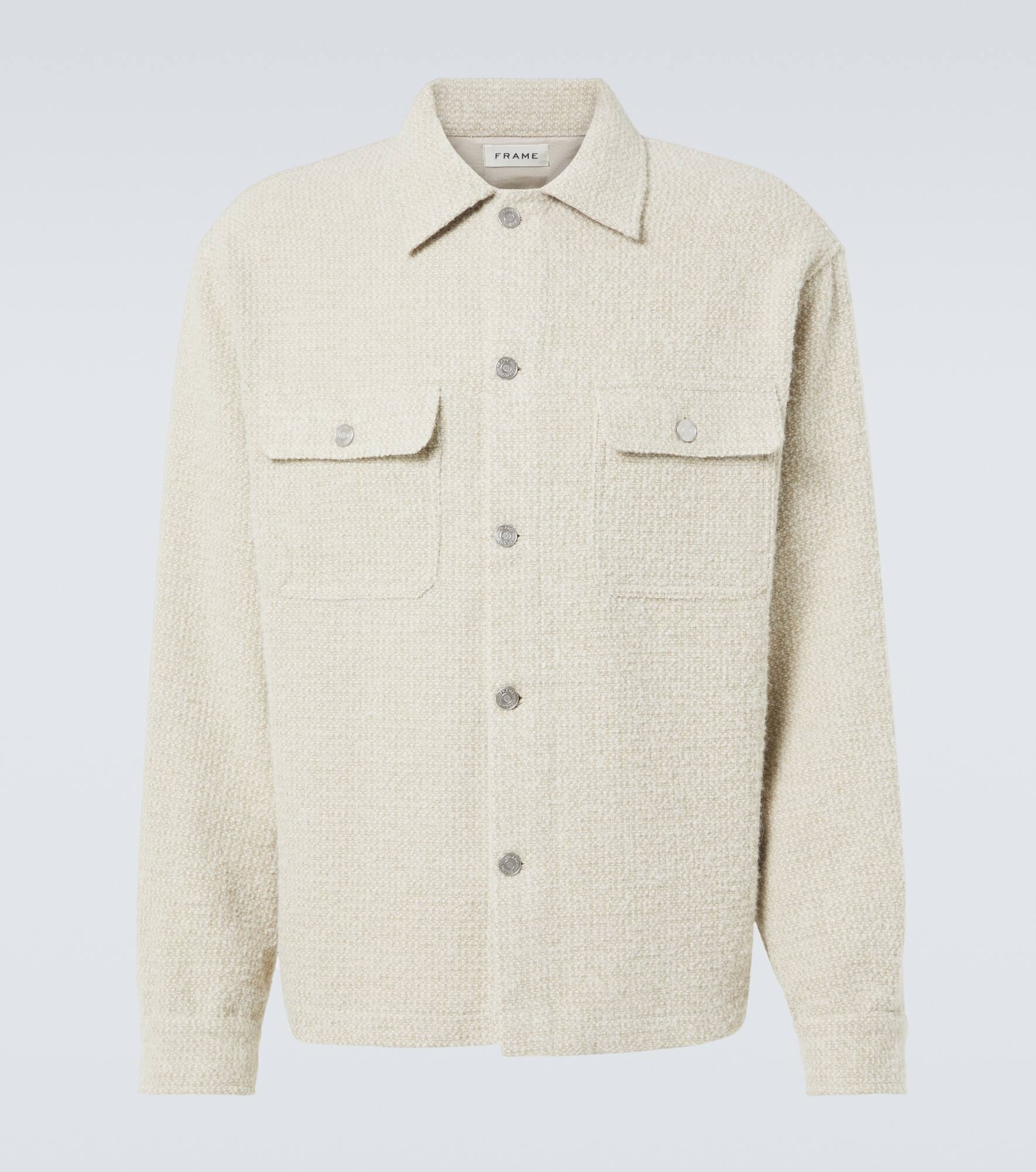 Tweed overshirt - 1