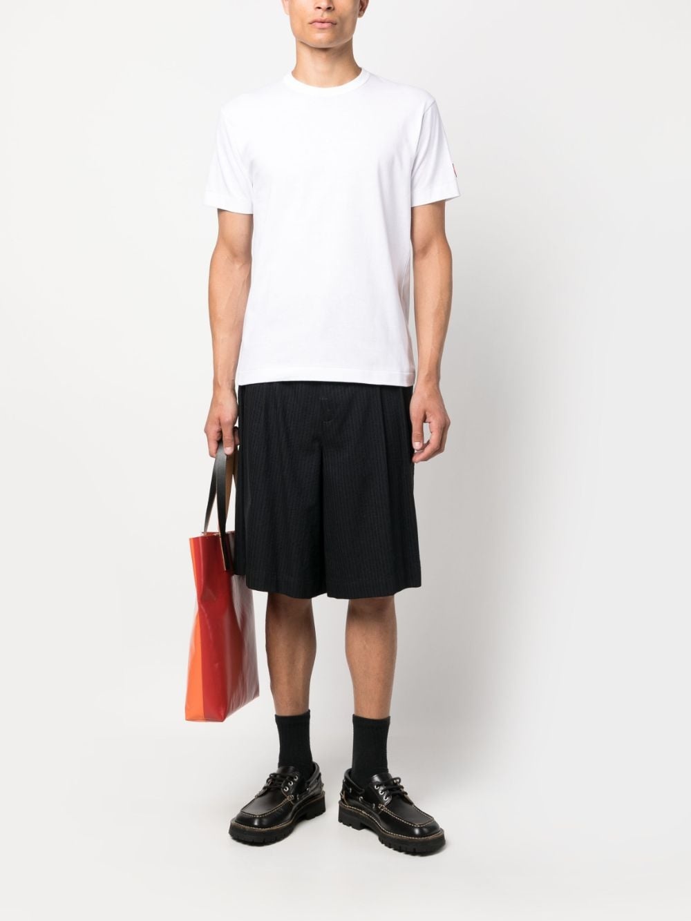 logo-patch cotton T-shirt - 2