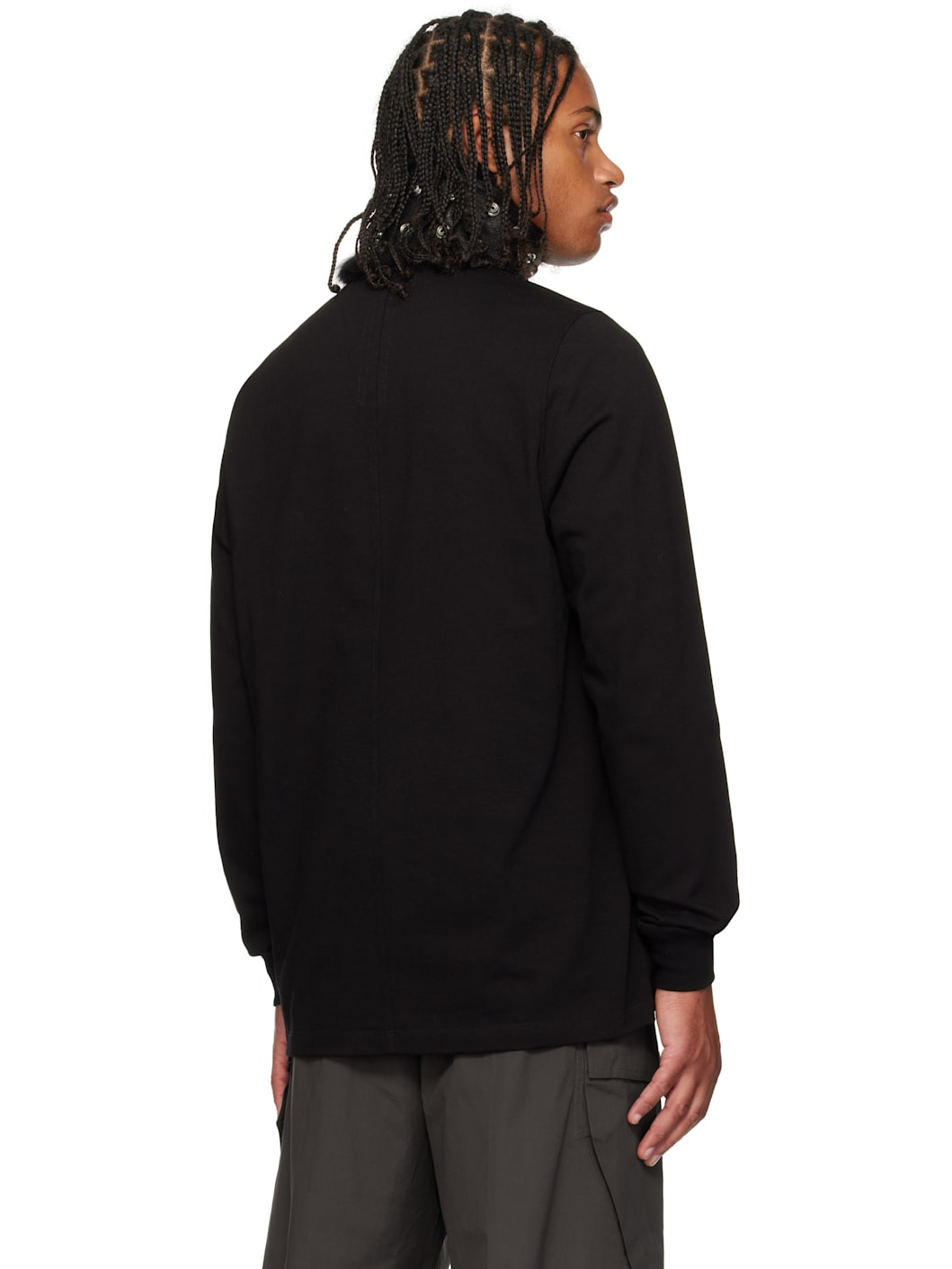 Black Concordians Short Crewneck LS T-shirt - 3