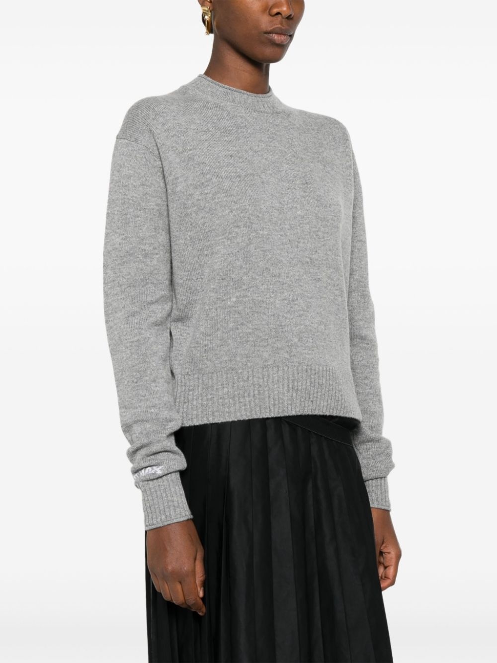 Wool crewneck sweater - 2