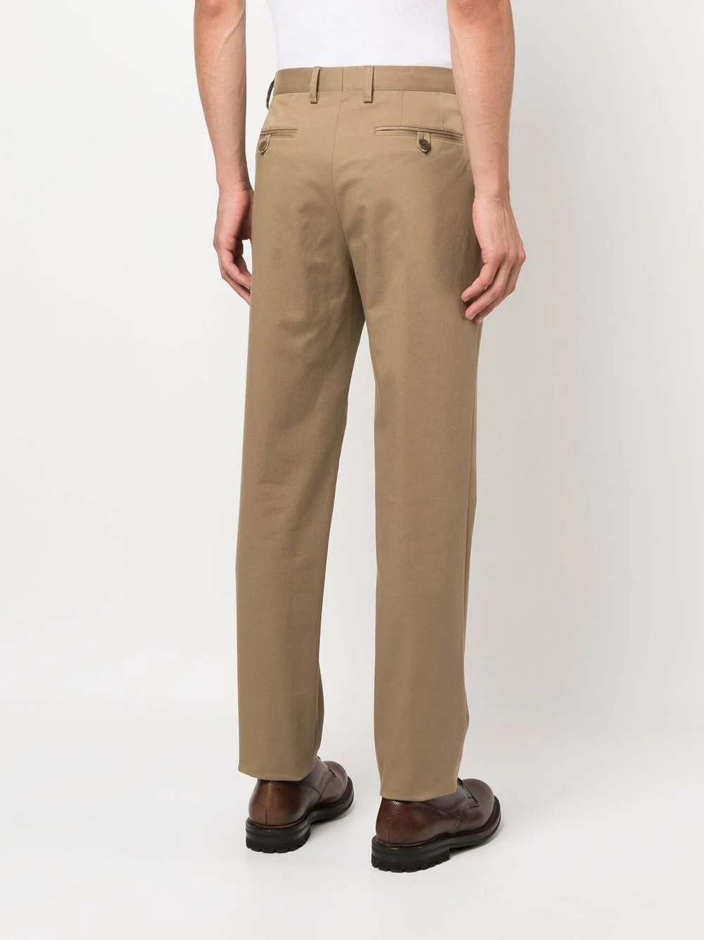 straight-leg tailored trousers - 4