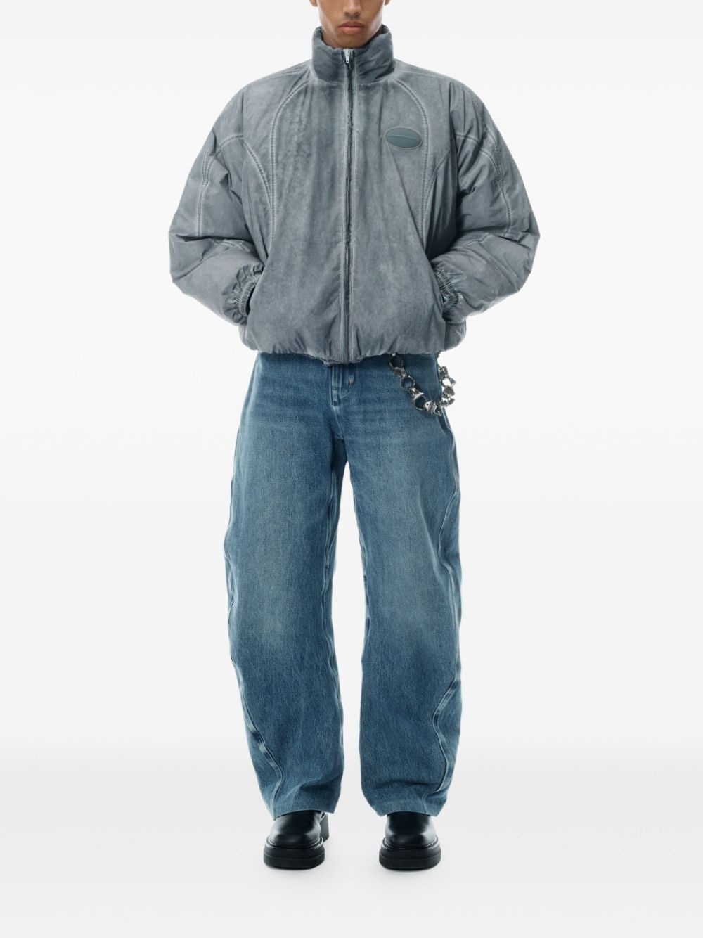 padded track jacket - 5